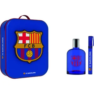 Eau de Toilette Masculina + Roll-on 10 Ml + Neceser FC Barcelona
