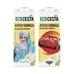 Ecocesta Bebida de Avena Ecológica con Sabor a Vainilla y sin Azúcares Añadidos 1 L. 1000 ML