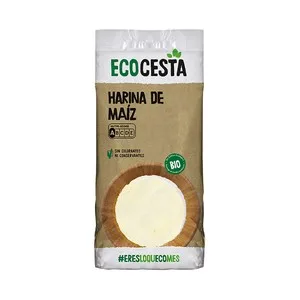 Ecocesta Harina de Maíz de Cultivo Ecológico, sin Conservantes ni Colorantes 500 G.