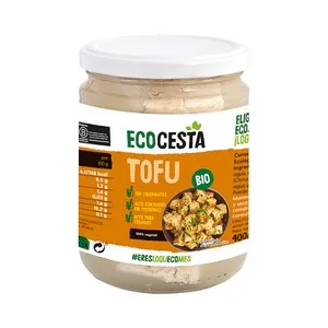 Ecocesta Tofu Ecológico 100% Vegetal, sin Colorantes y Apto para Veganos 400 G. 500 G