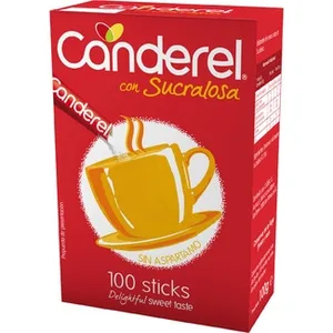 Edulcorante de Mesa a Base de Aspartamo y Acetilsulfame-k 100 Sticks  Canderel 100 G