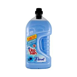 Ekosan Suavizante Concentrado con Aroma Floral 120 Ds. 3 L. 3000 ML