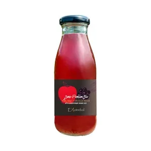 Ekotrebol Zumo de Manzana y Grosella Negra Premium Ecológico 250 Ml.