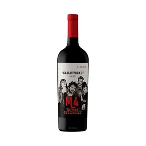 EL Bautismo M 4 Vino Tinto Elaborado en Argentina el Bautismo Botella de 75 Cl.