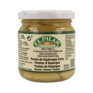 EL Pilar Puntas de Espárrago Gruesas 110 G.