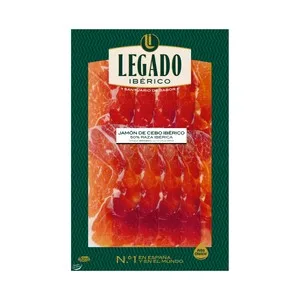 Legado Ibérico de el Pozo Jamón de Cebo Ibérico (50% Raza Ibérica), Cortado en Lonchas 100 G.