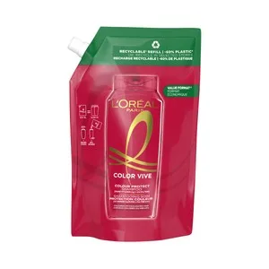 Elvive Color Vive Recarga de Champú Protector para Cabellos Teñidos o con Mechas 500 Ml.