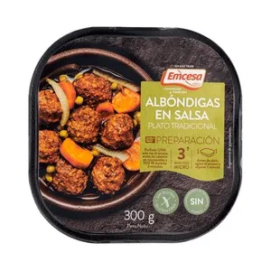Emcesa Albóndigas en Salsa, Listas para Calentar y Comer 300 G.