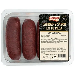 Emcesa Bandeja con Morcillas Negras de Arroz 450 G