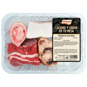 Emcesa Bandeja con Preparado de Cocido Fresco, Elaborado sin Gluten 600 G