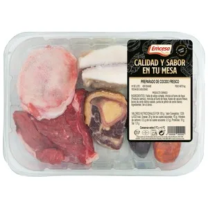 Emcesa Bandeja con Preparado Fresco para Cocido, Elaborado sin Gluten 450 G