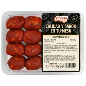 Emcesa Bandeja de Chorizos Dulces de Pincho 375 G