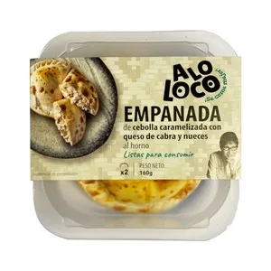 Empanadas Queso Cabra, Nueces y Cebolla Caramel. 2 X 80 G. 160 G