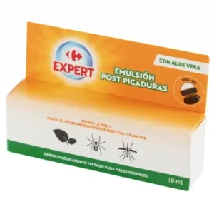 Emulsión Roll-on Post Picaduras con Aloe Vera Carrefour Expert 10 Ml.
