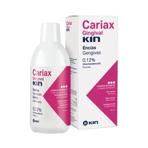 Cariax Enjuague Bucal con Sabor a Menta, para el Cuidado Intensivo de las Encías Cariax 500 Ml.