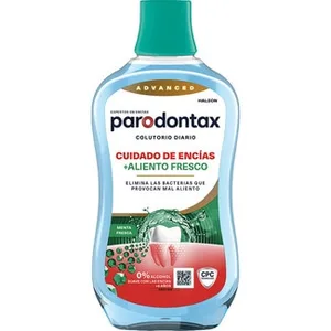 Enjuague Bucal Cuidado de Encías + Aliento Fresco 0% Alcohol Sabor Menta Fresca Parodontax