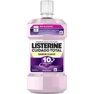 Enjuague Bucal Cuidado Total Menta Suave sin Alcohol Listerine