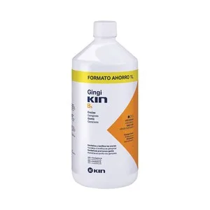 KIN Enjuague Bucal de Uso Diario, sin Alcohol , para Revitalizar y Tonificar las Encías KIN Gingi 1 L. 1000 ML