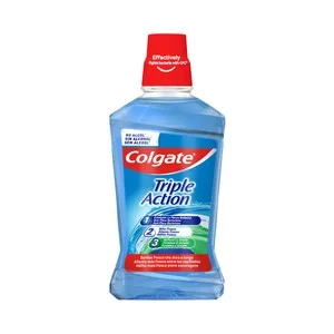 Colgate Triple Action Enjuague Bucal de Uso Diario, sin Alcohol y con Cpc, 500 Ml.