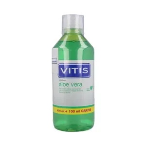 Vitis Enjuague Bucal Diario con Aloe Vera y Sabor a Menta Vitis 500 Ml.