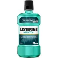 Enjuague Bucal Mentol Listerine, Botella 500 Ml
