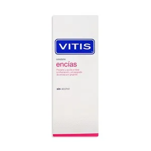 Vitis Enjuague Bucal sin Alcohol Especial para Tratar la Inflamación y el Sangrado de Encías Vitis 500 Ml.
