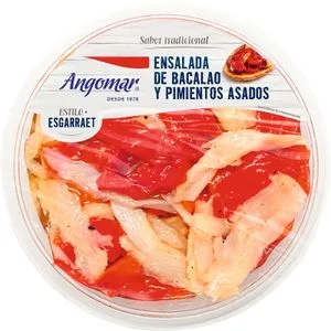 Ensalada Bacalao y Pimientos Asados 180 Gr