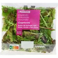 Ensalada Capriccio Eroski, Bolsa 100 G