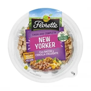 Ensalada Completa New Yorker con Bacon y Queso Florette  205 G