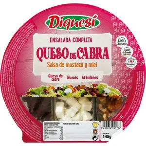 Ensalada Lorena con Queso de Cabra Diquesi 145 G.