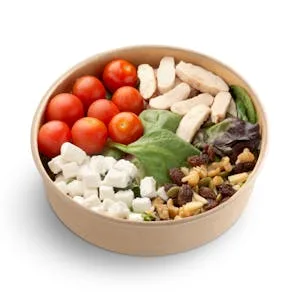 Ensalada de Pollo, Queso y Frutos Secos Listo para Comer 0.25 KG