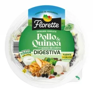 Ensalada Digestiva de Pollo y Quinoa con Queso de Cabra Florette 260 G