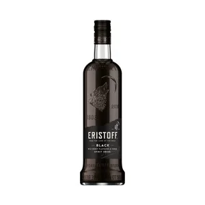 Eristoff Black Bebida Espirituosa de Vodka con un Toque de Bayas Silvestres Botella de 70 Cl. 700 ML
