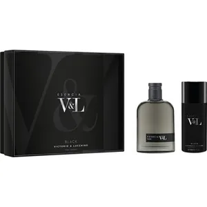 Esencia Black Estuche con Eau de Toilette Masculina + Desodorante Spray 150 Ml Victorio & Lucchino