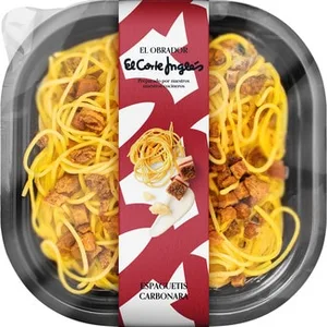 Espaguetis Carbonara  el Obrador el Corte Ingles 300 G