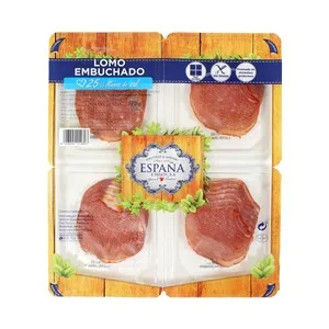 España Lomo Embuchado con un 25% Menos de Sal Espana 4 X 30 G. 120 G
