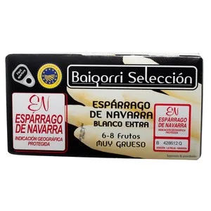 Baigorri Esparragos Blanco de Navarra 6/8 Uds X 250 G
