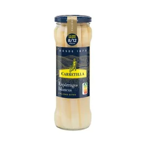 Carretilla Espárragos Blancos 8/12 Piezas Frasco de 250 G. 205 G