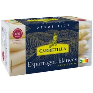 Espárragos Blancos Extra Muy Gruesos 8-12 Piezas Carretilla