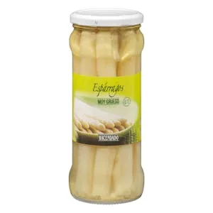 Espárragos Blancos Muy Gruesos Hacendado Cortos 0.345 KG