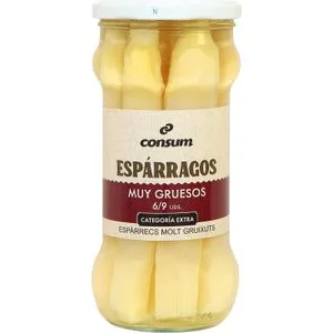 Espárragos Extra 6/9 Piezas Frasco 325 Gr