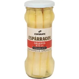 Espárragos Extra 8/12 Piezas Frasco 205 Gr