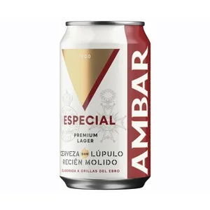 Ambar Especial  Cerveza Lata de 33 Centilitros 330 ML