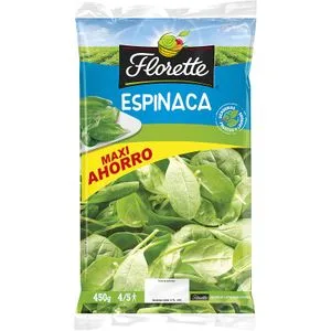 Espinaca Maxi Bolsa 450 Gr