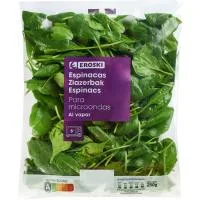 Espinaca Micro Eroski, Bolsa 250 G