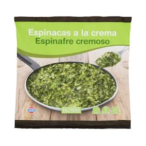 Espinacas a la Crema Hacendado Ultracongeladas 0.45 KG
