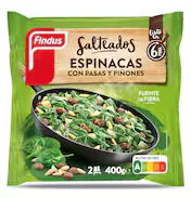 Espinacas con Pasas y Piñones Findus 400 G