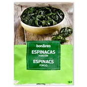 Espinacas en Porciones
