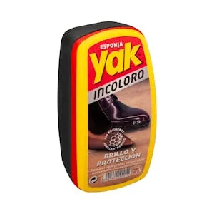 Esponja de Calzado Incoloro Brillo y Protección Yak 1 UD