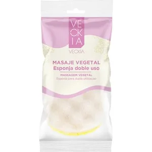 Esponja Vegetal Masaje Doble Uso Veckia